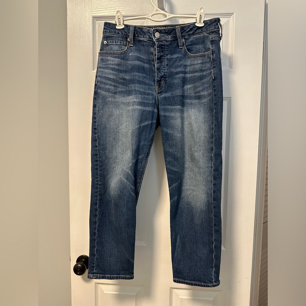 American Eagle size 10 petite light blue jeans